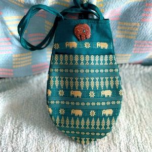 Indonesian woven cloth purse